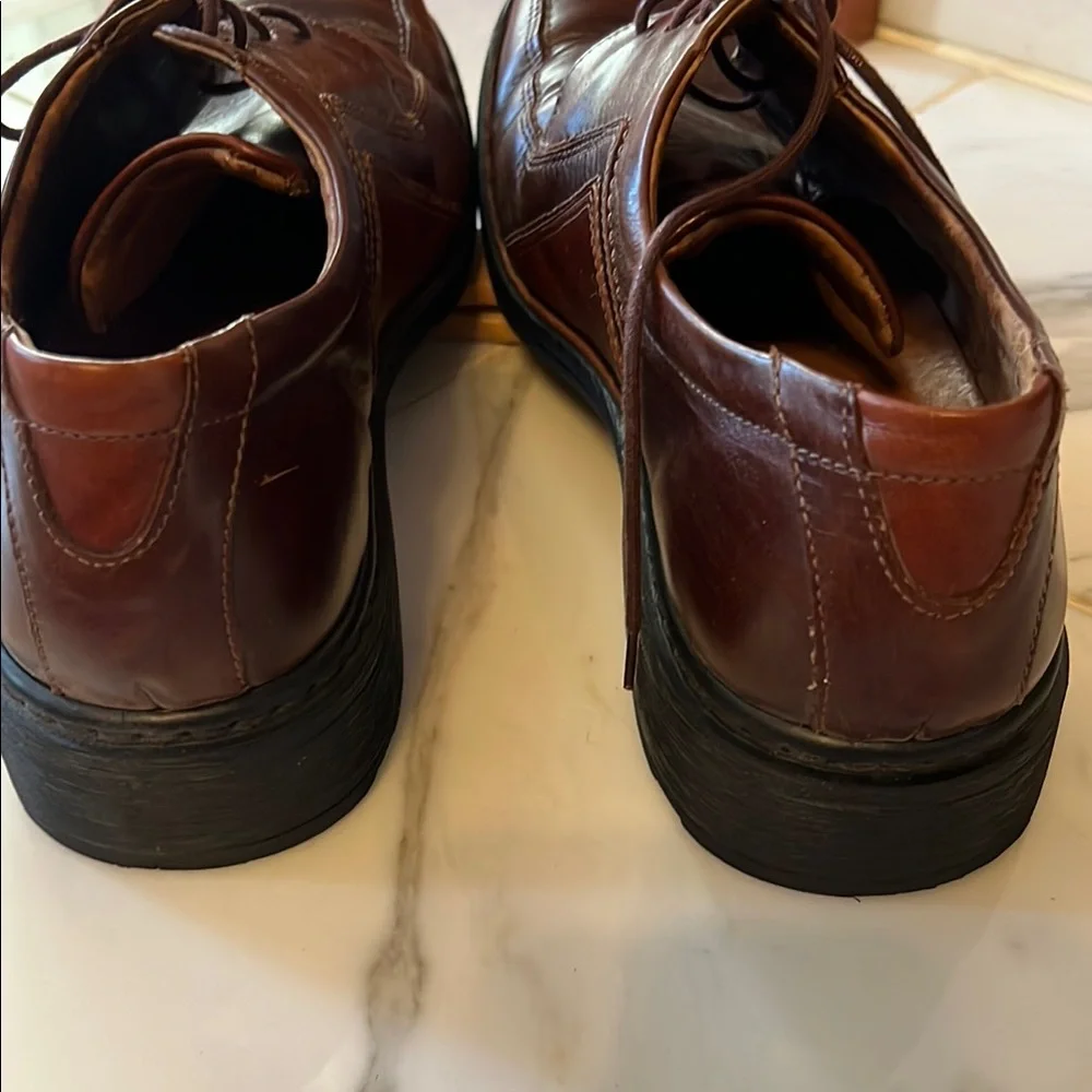 Josef Seibel Men's 43 Sander Oxford Leather Lace Up Dress Shoes